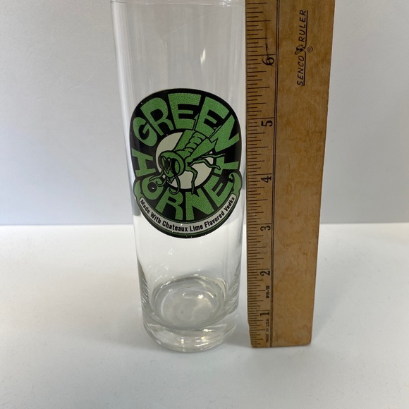Green Hornet Chateaux Lime Flavored Vodka Bar Ware Glass Tumbler - Picture 9 of 10